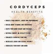 Load image into Gallery viewer, CORDYCEPS Mushroom Powder