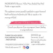 Load image into Gallery viewer, FEMALE BALANCE: 30-day Supplement