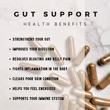 Load image into Gallery viewer, GUT SUPPORT: 30-day Supplement